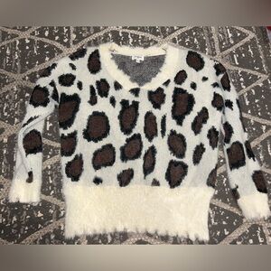 Umgee Cheetah Print Sweater